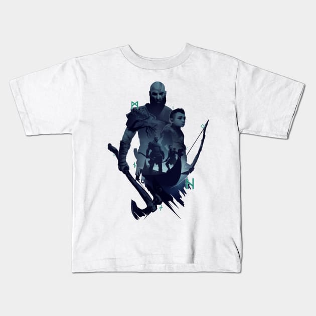 God of War Kids T-Shirt by whydesign